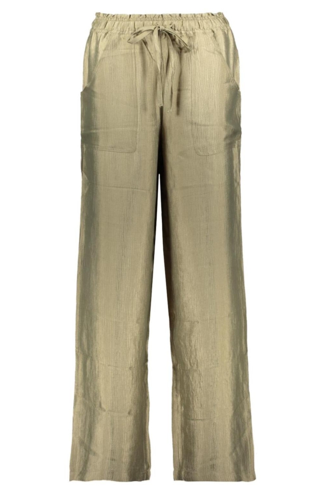 Vero Moda groene dames broek | Vooraanzicht