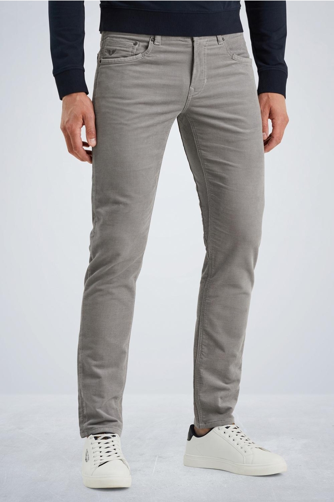 PME legend grijze heren broek | Model vooraanzicht