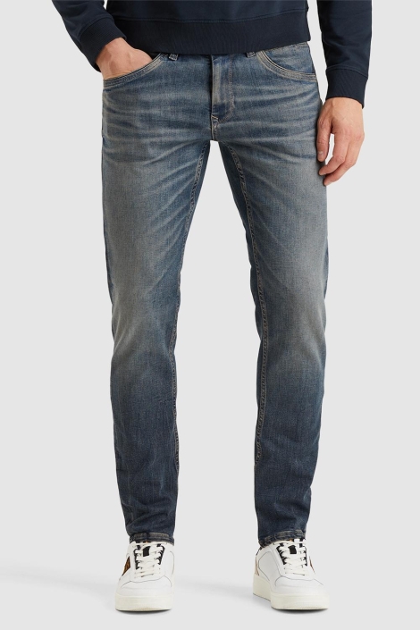 PME legend blauwe heren jeans | Model vooraanzicht