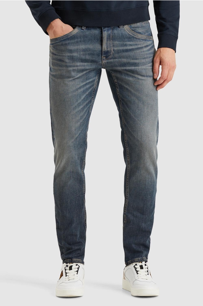 PME legend blauwe heren jeans | Model vooraanzicht