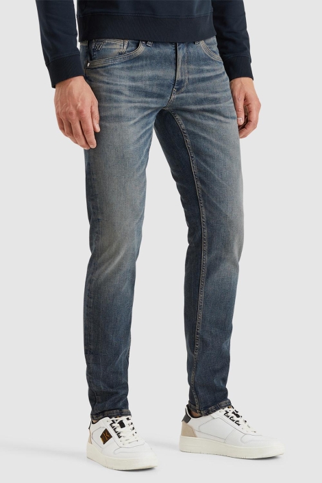 PME legend blauwe heren jeans | Model vooraanzicht