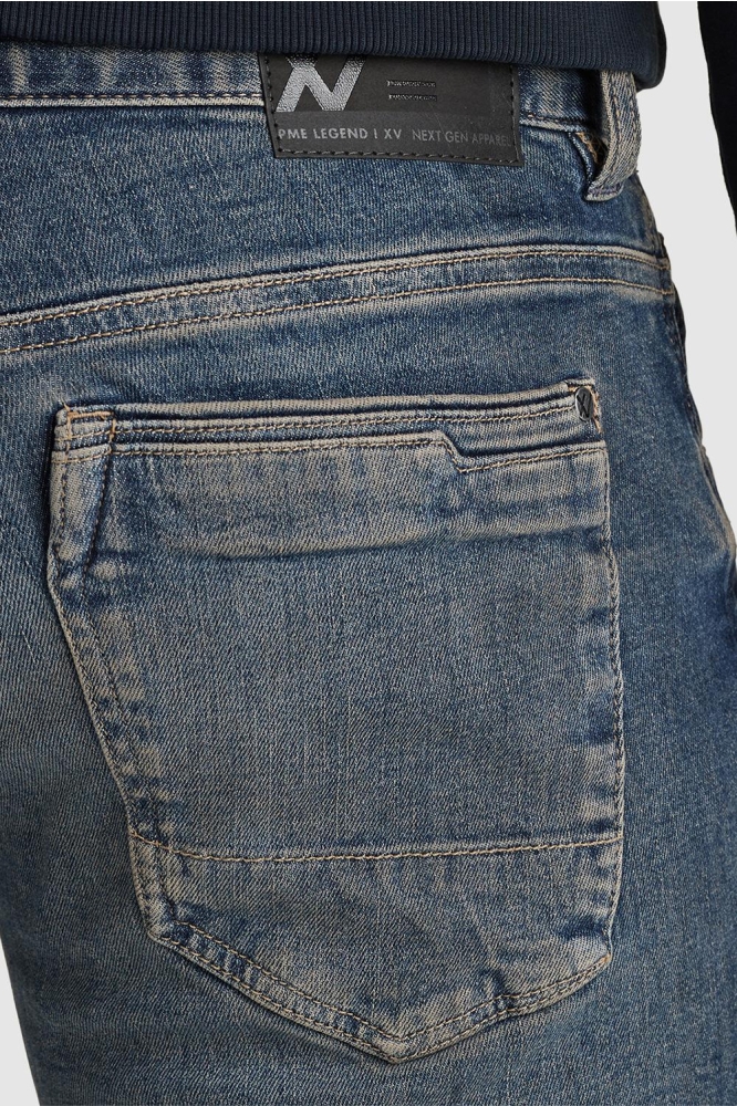 PME legend blauwe heren jeans | Close up