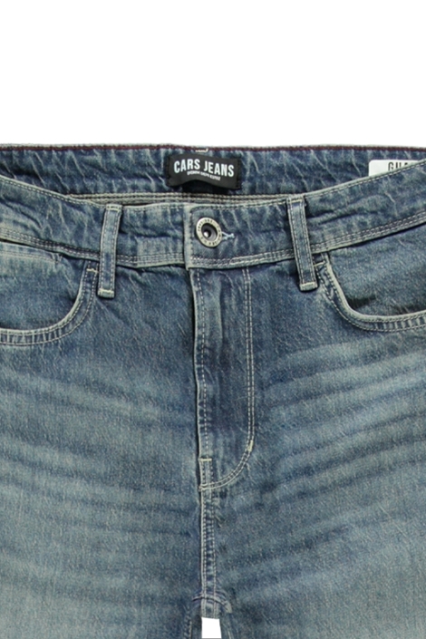 Cars blauwe heren jeans | Close up