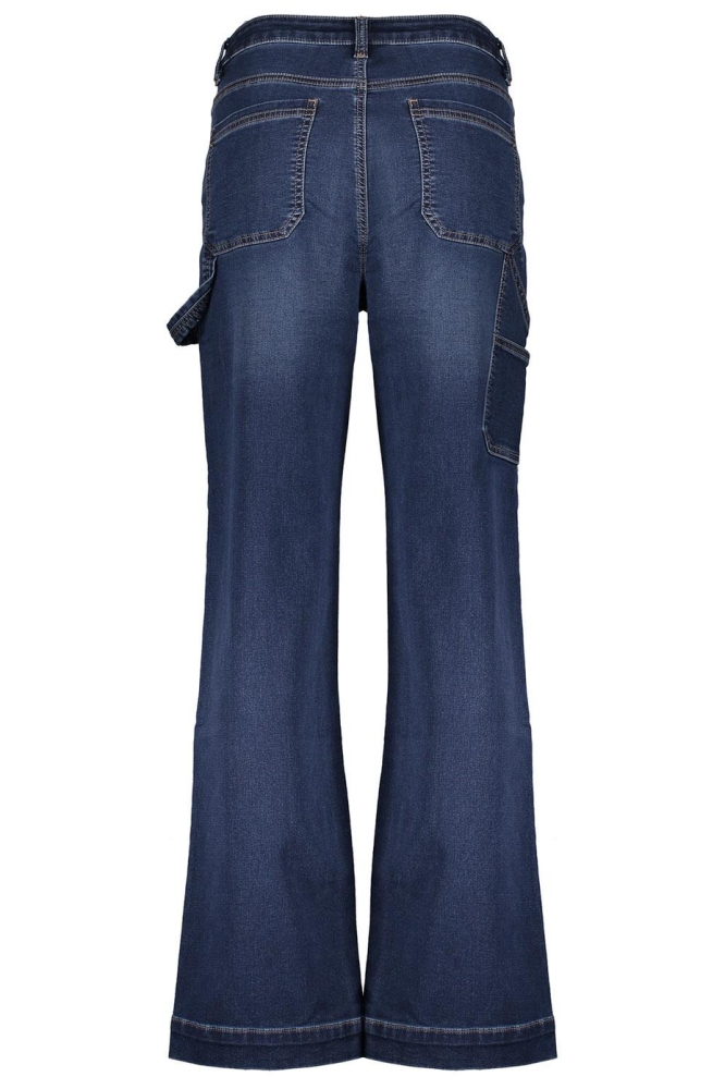 Geisha blauwe dames jeans | Achteraanzicht