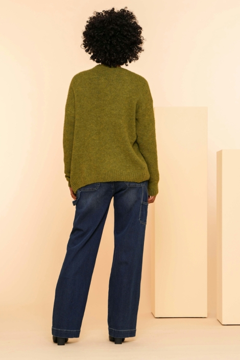 Geisha blauwe dames jeans | Model