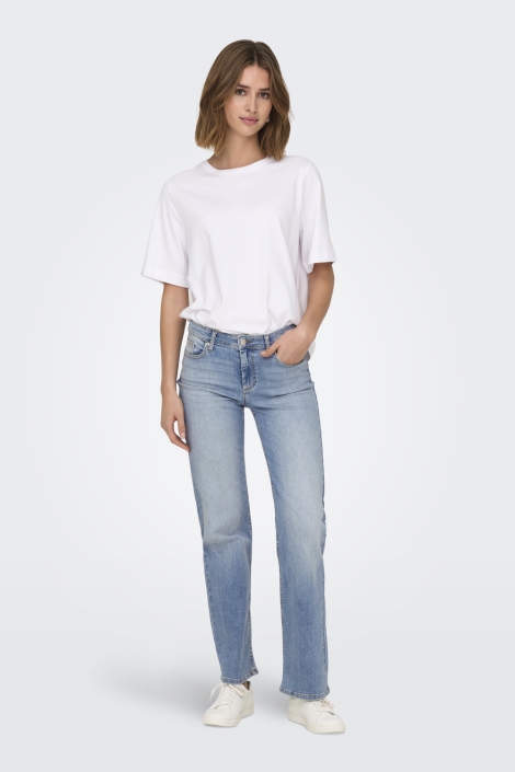Only blauwe dames jeans | Model