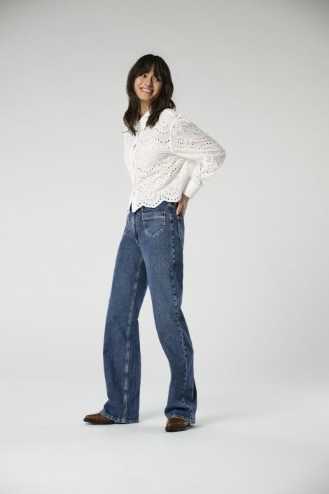 Only blauwe dames jeans | Model