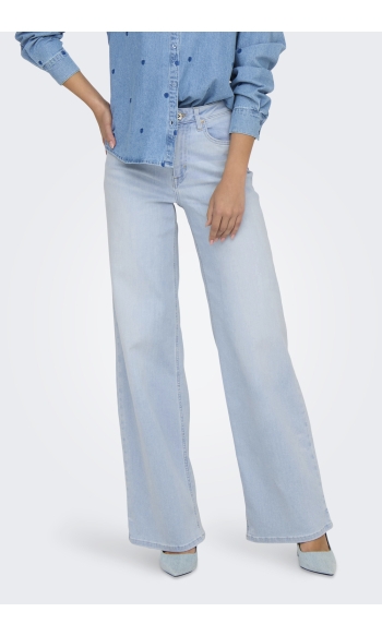 ONLMADISON BLUSH HW WIDE DNM CRO495 15338289 Light BLue Bleached Denim