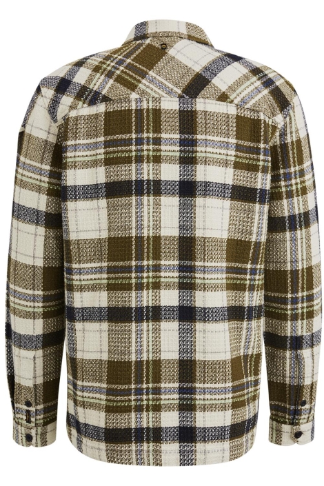 PME legend groene heren overhemd | Achteraanzicht