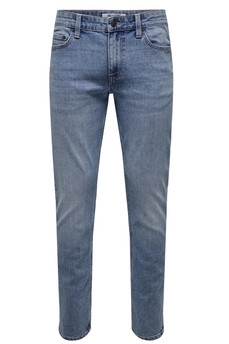 Only & Sons blauwe heren jeans | Vooraanzicht