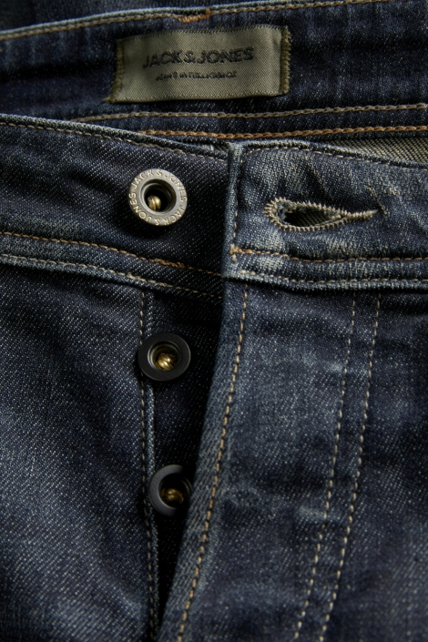 Jack & Jones blauwe heren jeans | Close up