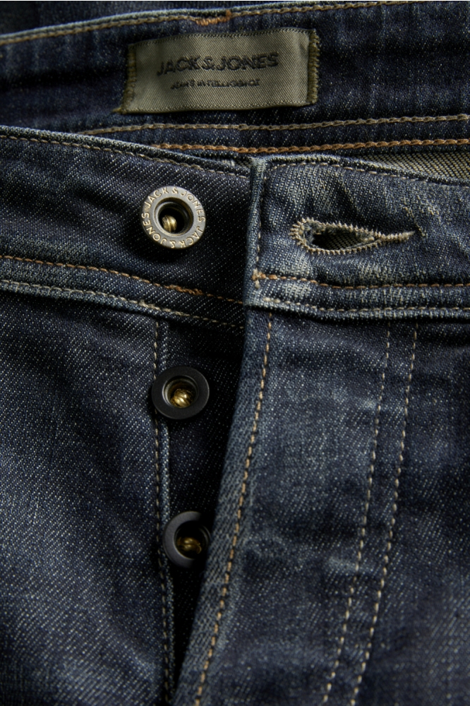 Jack & Jones blauwe heren jeans | Close up