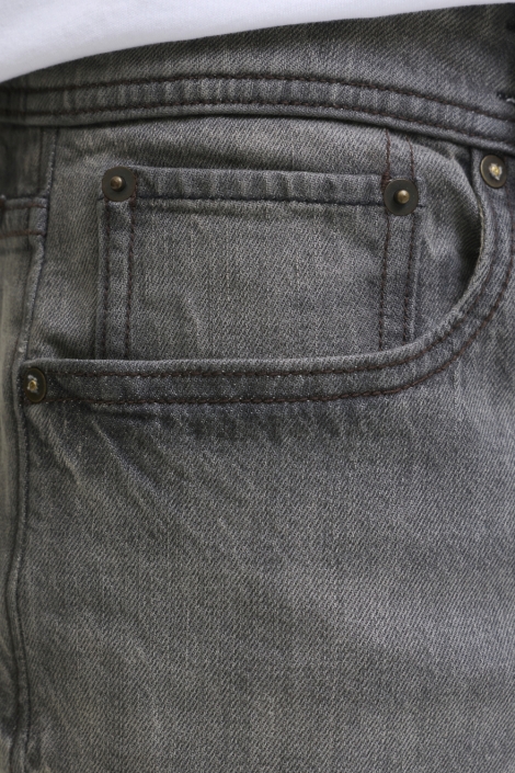 Jack & Jones grijze heren jeans | Close up