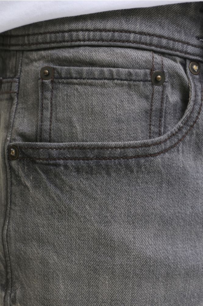 Jack & Jones grijze heren jeans | Close up