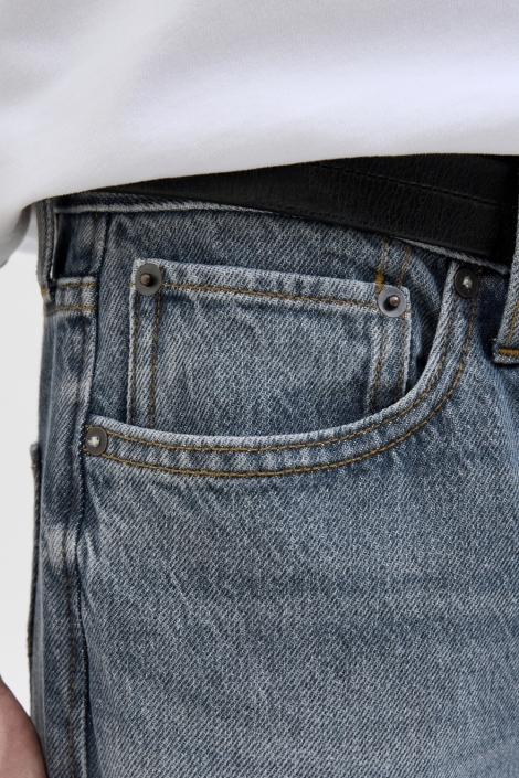 Jack & Jones blauwe heren jeans | Close up