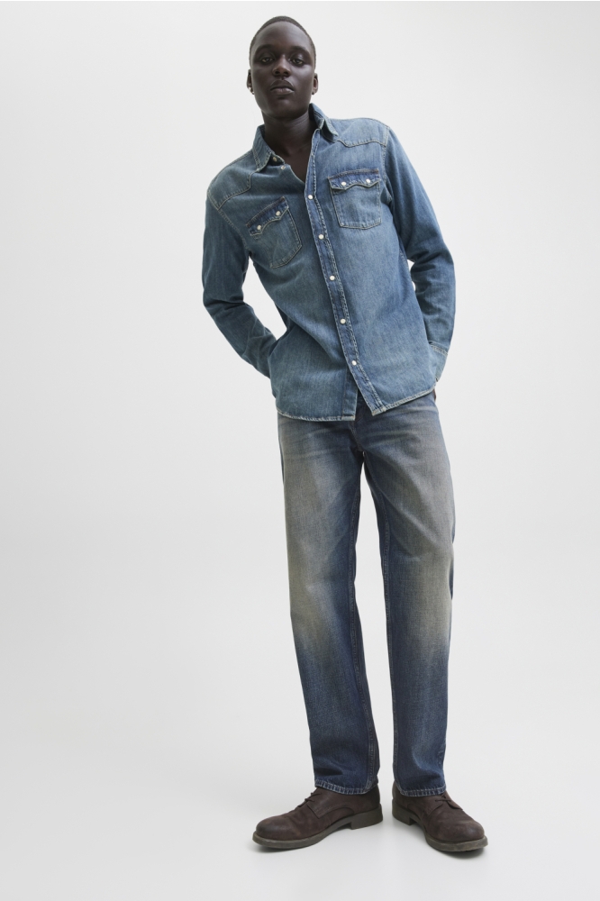 Jack & Jones blauwe heren jeans | Model