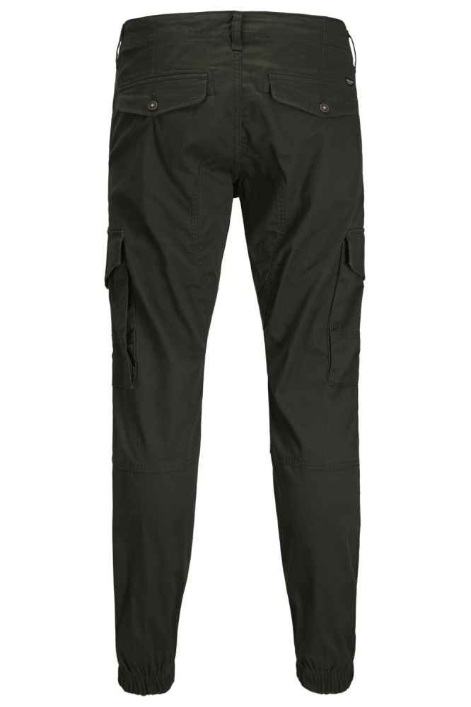 Jack & Jones groene heren broek | Achteraanzicht