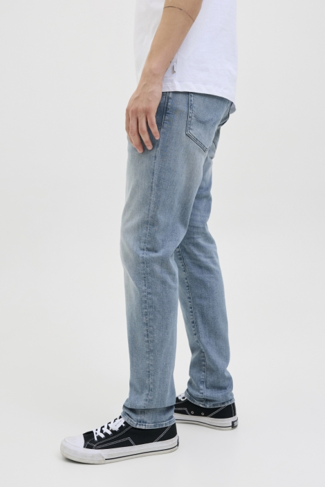 Jack & Jones blauwe heren jeans | Model zijaanzicht
