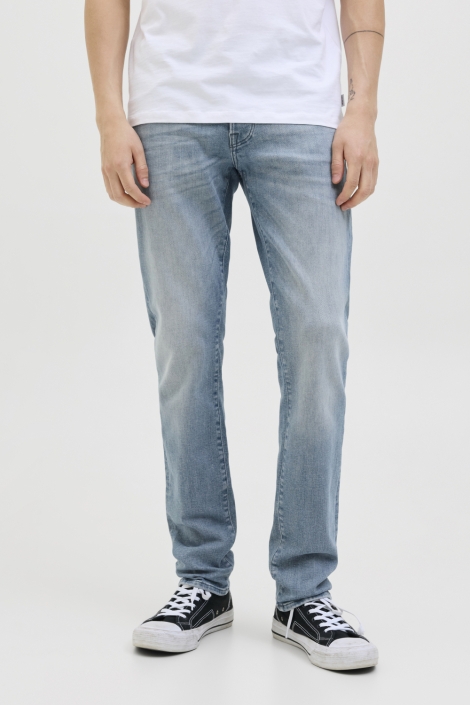 Jack & Jones blauwe heren jeans | Model zijaanzicht
