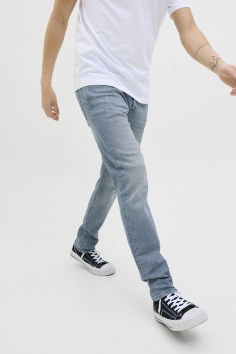 Jack & Jones blauwe heren jeans | Model zijaanzicht