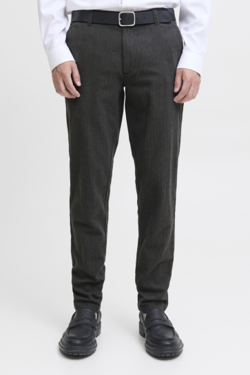 Jack & Jones Broek JPSTMARCO BOWIE WINTER CHINO SN 12279659 Dark Gery/HERRINGBON