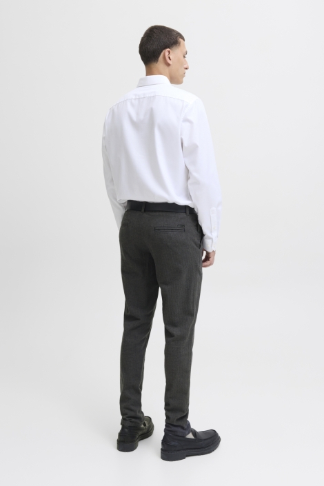 Jack & Jones grijze heren broek | Model achteraanzicht