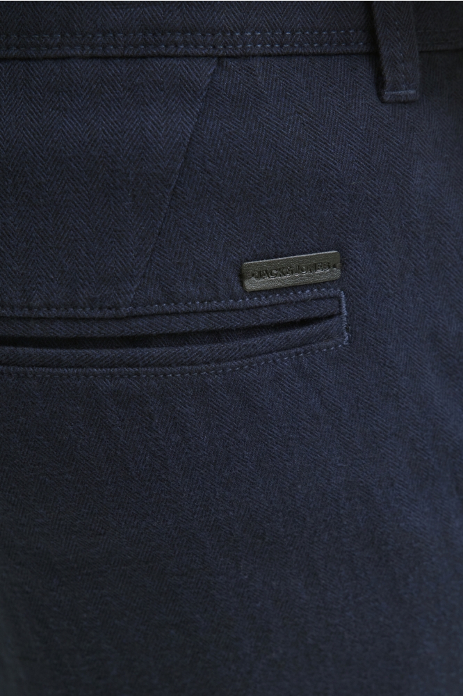 Jack & Jones blauwe heren broek | Close up