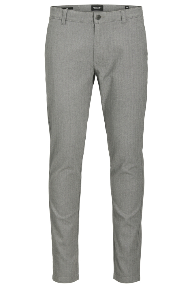 Jack & Jones grijze heren broek | Vooraanzicht