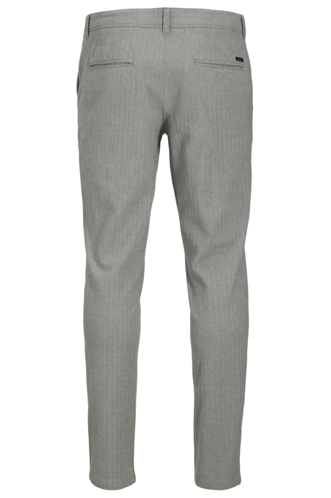 Jack & Jones grijze heren broek | Achteraanzicht