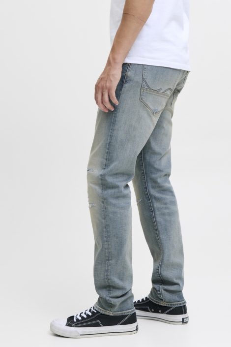 Jack & Jones blauwe heren jeans | Model zijaanzicht