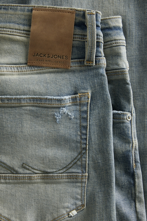 Jack & Jones blauwe heren jeans | Close up