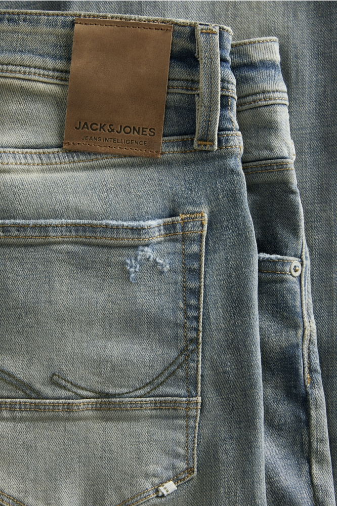 Jack & Jones blauwe heren jeans | Close up