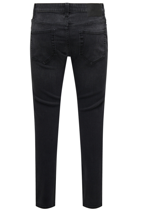 Only & Sons zwarte heren jeans | Achteraanzicht