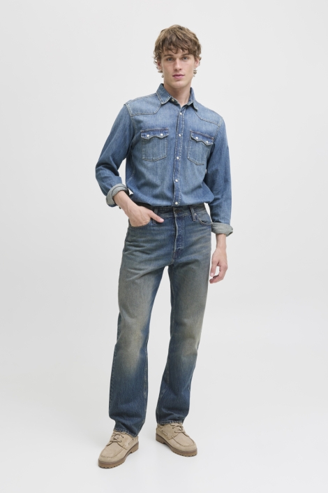 Jack & Jones blauwe heren jeans | Model