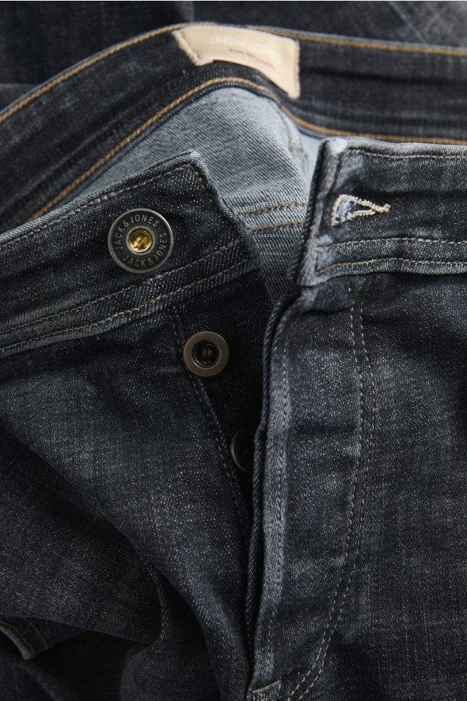 Jack & Jones grijze heren jeans | Close up