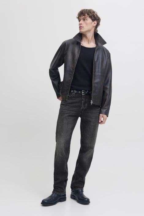 Jack & Jones grijze heren jeans | Model