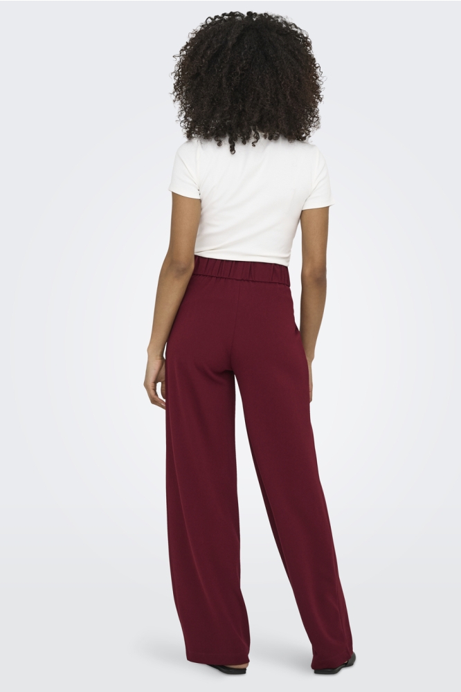Jacqueline de Yong bordeaux dames broek | Model