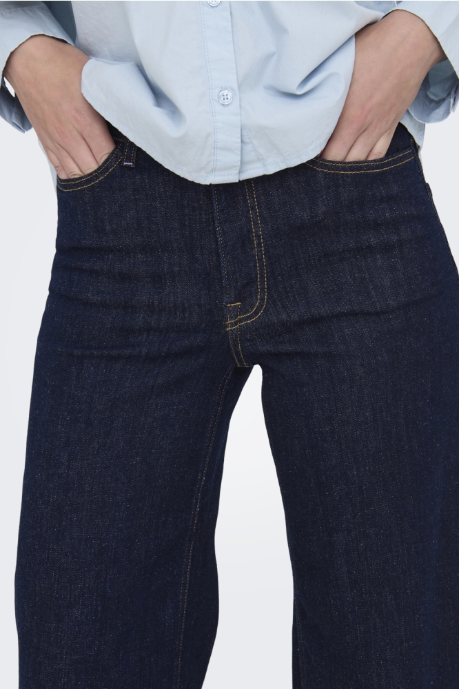 Jacqueline de Yong blauwe dames jeans | Close up