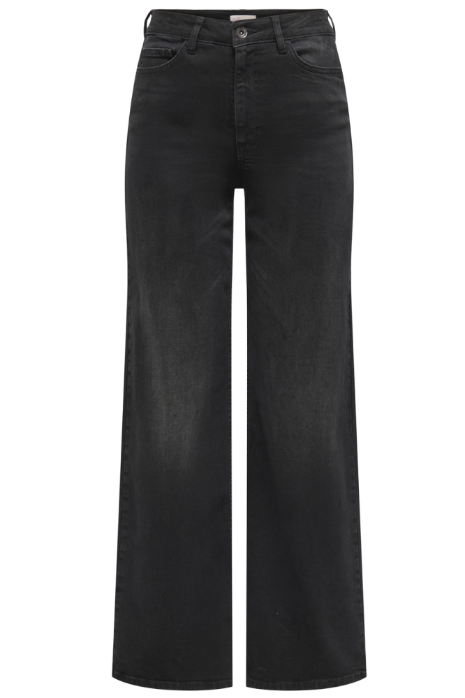 Jacqueline de Yong zwarte dames jeans | Vooraanzicht