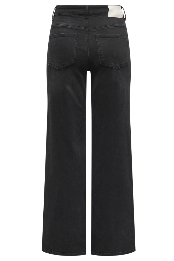 Jacqueline de Yong zwarte dames jeans | Achteraanzicht