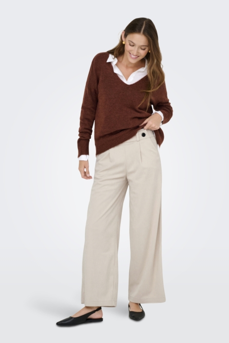 Jacqueline de Yong beige dames broek | Model