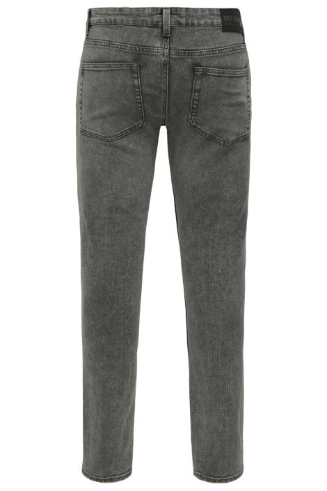 Only & Sons grijze heren jeans | Achteraanzicht