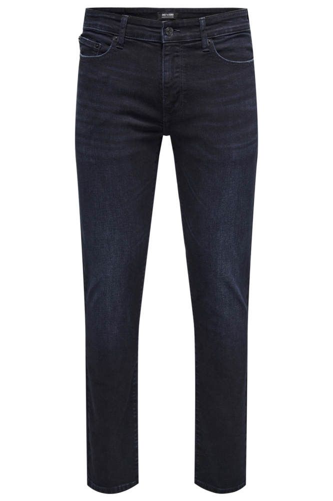 Only & Sons blauwe heren jeans | Vooraanzicht