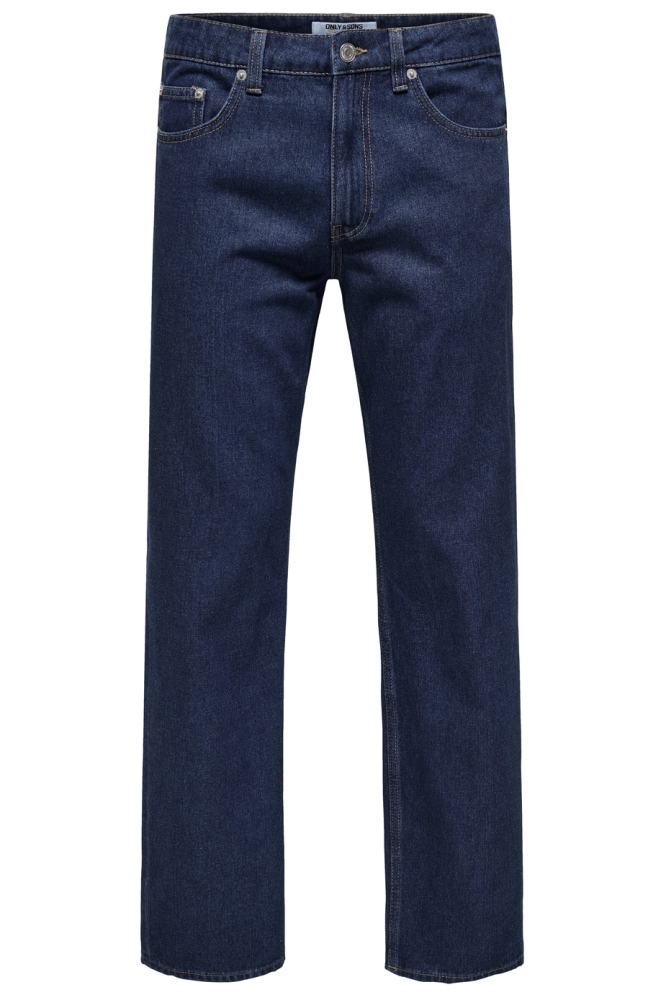 Only & Sons blauwe heren jeans | Vooraanzicht