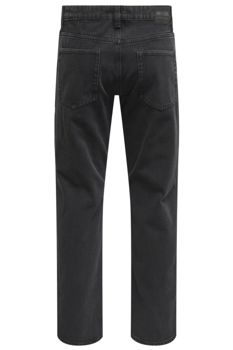 Only & Sons zwarte heren jeans | Achteraanzicht