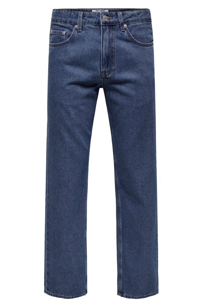 Only & Sons blauwe heren jeans | Vooraanzicht
