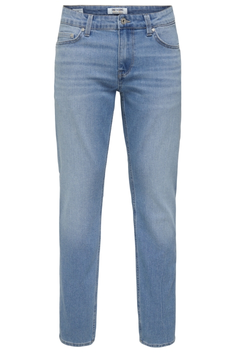 Only & Sons blauwe heren jeans | Vooraanzicht