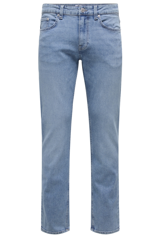 Only & Sons blauwe heren jeans | Vooraanzicht