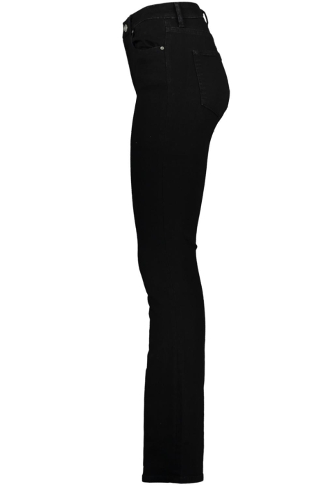 Raizzed zwarte dames jeans | Zijaanzicht