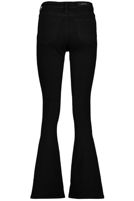 Raizzed zwarte dames jeans | Achteraanzicht